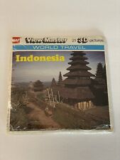Vintage Gaf K50 Indonesia World Travel view-master Reels Stapled Packet RARE picture