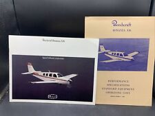 1982 Beechcraft Bonanza A36 Brochure With Specifications picture