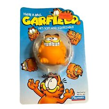 Rare HTF NEW 1991 Playmates Have A Ball Garfield Collectible Rubber Toy NIP #1 picture