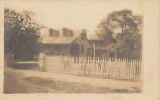 Postcard Stone House Picket Fence Postmark Comfort Texas TX 1907 picture