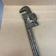 VINTAGE ADJUSTABLE PIPE WRENCH TRIMONT MFG CO 10” picture