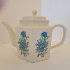 Vintage Arthur Wood Staffordshire England Porcelain Floral Teapot picture