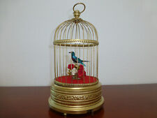 ANTIQUE GERMAN KARL GRIESBAUM SINGING BIRD CAGE AUTOMATON MUSIC BOX (SEE VIDEO) picture