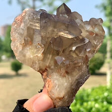 107G  Natural Himalayan Black Smoked Crystal Meditation Energy Crystal cluster picture