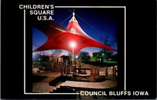 Postcard Discovery Park Children's Square USA Council Bluffs  Iowa [hh] picture