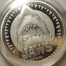 Jaws Limited Edition Metal Coin Official Movie Collectible Emblem Badge picture
