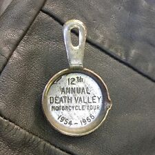 VINTAGE 1966 DEATH VALLEY 12th Annual MOTORCYCLE TOUR PIN Vest Lapel Hat 1-3/4