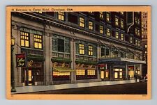 Cleveland OH-Ohio, Entrance To Carter Hotel Vintage c1944 Souvenir Postcard picture