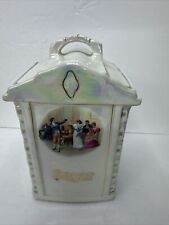 Mepoco Ware China Antique Germany Sugar Canister Lustreware 7.5
