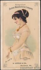ca1890 Duplex Corsets Made By Bortree Manufacturing Company Trade Card picture