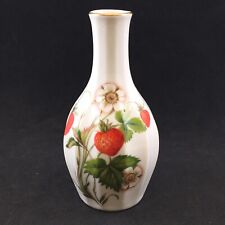 Vintage Queen's Rosina China England Virginia Strawberry 5 in Bud Vase Unmarked picture