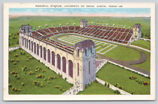 Postcard Austin, Texas Memorial Stadium University of Texas picture
