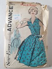 Advance 2710 Vintage 1950s Style Dresses Sewing Pattern Size 14 picture