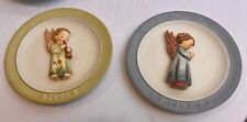 Hummel Vintage Set Of 2 Collectible Wall Annual Christmas Plates 1995 1997 picture