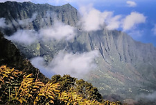 Hawaii Island, Mountain Landscape, Original Vintage Picture Film Slide 1992 picture