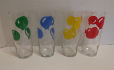Vintage Libbey 12-ounce Birthday Balloon Tumblers Set of 4 picture