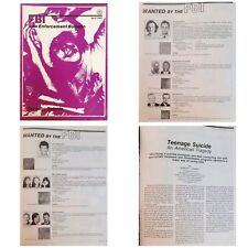 FBI Law Enforcement Bulletin,  4/86, Fugitives Brooks, Burt, List, Kaufman + picture