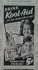 1941drink  Kool-Aid soft drinks the budget beverage vintage ad picture