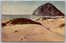 Morro Rock Bay California Ca No 101 Union Oil Company Postcard picture