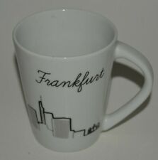 Nice Vintage FRANKFURT Germany Skyline City Unique Coffee Mug Rare MINTY picture