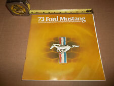 vintage 73 ford mustang brochure nos dealership picture