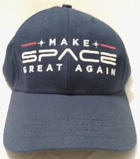 Donald Trump Official “Make Space Great Again” Space Force Blue Hat - VERY GOOD picture
