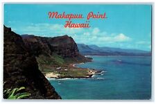 c1960 Makapuu Point Oahu Body Surfing Sea Like Park Honolulu Hawaii HI Postcard picture