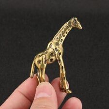 Handmade giraffe with vintage brass finish suitable for tea enthusiasts pets new picture