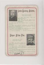 1897 WM Ford Progressive Chautauqua John Quincy Adams Edgar Allan Poe 0w6 picture