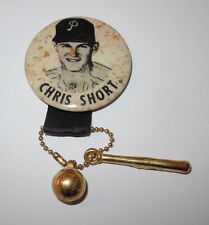 1960's Baseball Chris Short Philadelphia Phillies Souvenir Pin Button Pinback picture