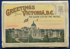 Victoria BC British Columbia Queen City Pacific Canada postcard folder PF574 picture