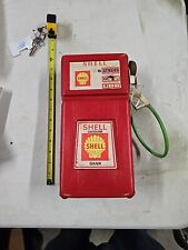 VINTAGE SHELL H-G TOYS GASOLINE PUMP PLASTIC COIN BANK RARE TOY SAVING BANK picture