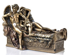 Cupid and Psyche Lying Sculpture. Cupid (Eros) and Psyche Statue Greek Mythology picture