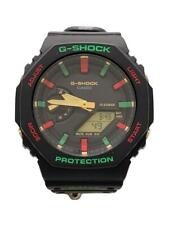 CASIO/Quartz Watch /G-SHOCK / Analog / Rubber / BLK/RED/GREEN/