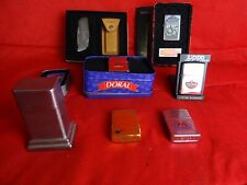 Lot of 7 Zippo Lighters and Zippo Knife picture