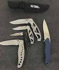 5 Knifes 2 Kershaw 1640 And 2900 TWO gerber Folding Knife One Fix Blade Oldtimer picture
