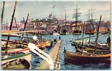 Postcard - Vue Generale sur le Vieux Port er la Ville, Marseille picture