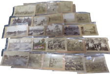 Lot x 21 Stereo View Cards American Views Military Statues Stereoscopic Photos picture