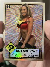 ‘52 Brandi Love  REFRACTOR HOLO Custom Art Card Limited By MPRINTS picture