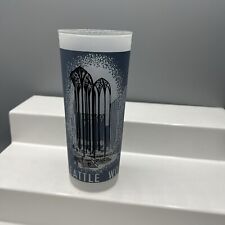 Vintage 1962 Seattle World's Fair Frosted Glass Cup United States ScienceExhibit picture