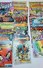 Variety of Vintage Comic Books Marvel DC Disney 80 - 84 Superman Spider-Man Hulk picture