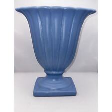 Vintage Blue Decorative Flower Vase 9.5