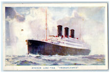 c1950's Anchor Line Twin Screw Steamship Transylvania Turkey Postcard picture