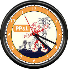 Reddy Kilowatt PP&L PPL Pennsylvania Power & Light Lineman Electric  Wall Clock picture
