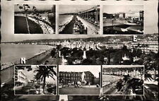 RPPC Nice France multi-view 1958 real photo postcard picture