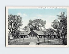 Postcard Rustic Lodge Keomah State Park Oskaloosa Iowa USA picture