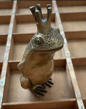 Vintage Brass Frog Prince picture