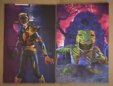 Mighty Morphin Power Rangers #119 2024 Zombie Ranger Variant Comic Book Set  NM picture