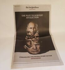 The New York Times September 20 2018 Special Report Trump Putin Election Russia picture
