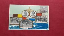 SALE Postcard Japan Crown Prince Hirohito Foreign Trip Memorial Emboss 1921 picture
